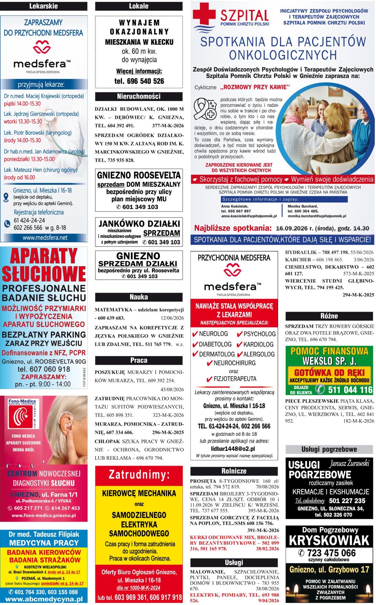 Ogłoszenia drobne